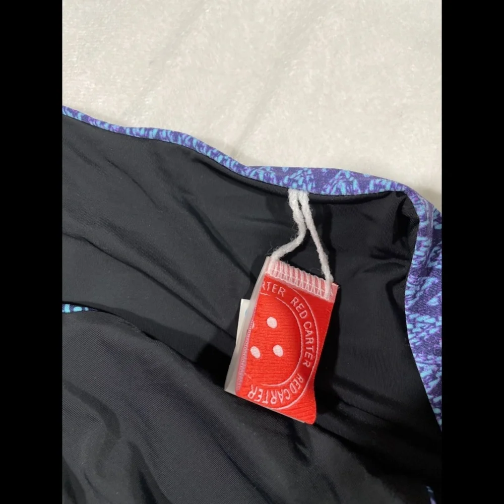 NEW Red Carter Allover Reversible Bikini Bottom Blue/Purple [ S/6 Small‎ ]